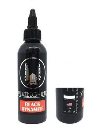 VIKING INK DYNAMITE Farba Tusz Czarny Tatuażu USA