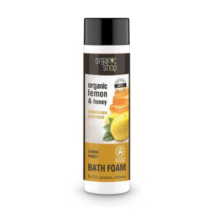 Pianka do kąpieli wygładzająca cytryna i miód 500ml Organic Shop