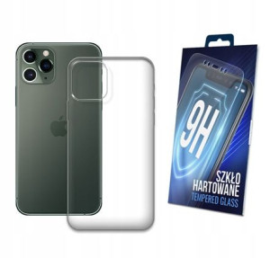 Etui Przezroczyste + Szkło Do Iphone 11 Pro Case