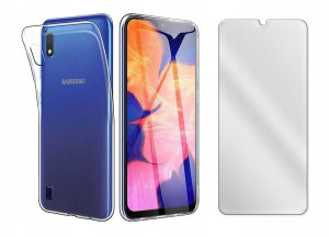 Etui Przezroczyste + Szkło Do Samsung Galaxy A10