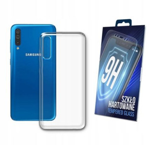 Etui Silikonowe + Szkło Do Samsung Galaxy A50
