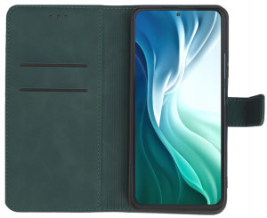 Etui Z Klapką Skórzane Do Xiaomi Mi 11i + Szkło