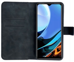 Etui Z Klapką Skórzane Do Xiaomi Redmi 9t + Szkło