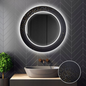 Lustro Okrągłe Dekoracyjne LED 22 60x60cm