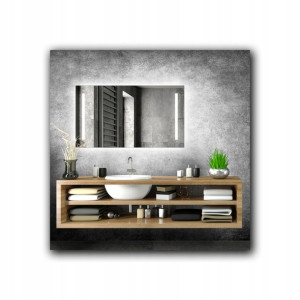 Lustro Podświetlane Rettangolo Led 03 100x70cm