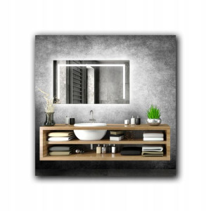 Lustro Podświetlane Rettangolo Led 06 80x60cm