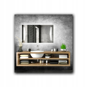 Lustro Podświetlane Rettangolo Led 11 80x60cm