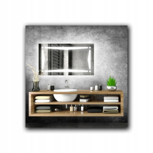 Lustro Podświetlane Rettangolo Led 19 80x60cm