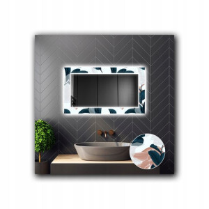 Lustro Łazienkowe Dekoracyjne LED 03 80x60