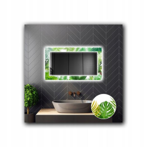 Lustro Łazienkowe Dekoracyjne LED 07 120x80