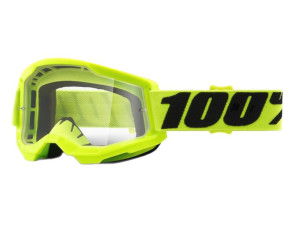 Gogle 100% STRATA2 YELLOW - żółte szyba przezroczysta