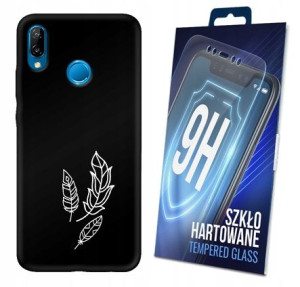 Etui+szkło Do Huawei P20 Lite Case Matt Top Wzory