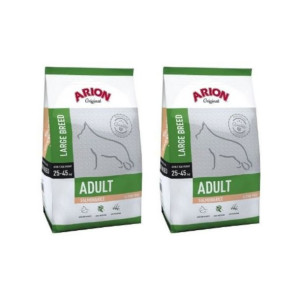 Pakiet Arion Original Salmon & Rice Łosoś & Ryż Large Adult Karma Dla Doros