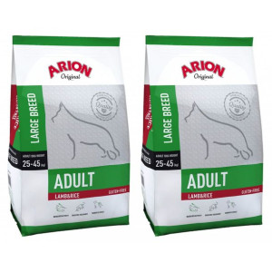 Pakiet Arion Original Lamb & Rice Jagnięcina & Ryż Large Adult Karma Dla Do