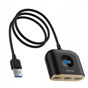 Baseus Adapter HUB rozdzielacz USB 3.0 4x USB 4w1