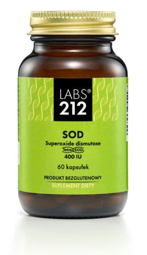 SOD 400 IU - Dysmutaza ponadtlenkowa TetraSOD® (60 kaps.)
