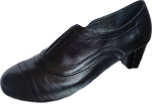 -30% Skórzany botek czarny teg H OBCAS NR 41
