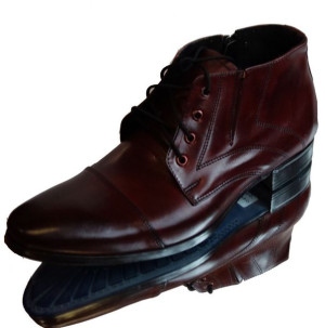 -40% Skorzane SZTYBLETY męskie BORDO NR 42