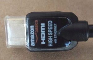 Kabel HDMI 2m ethernet , końcówki z WIFI czarny