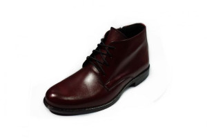 -40% Skorzane SZTYBLETY SUPER BORDO 41