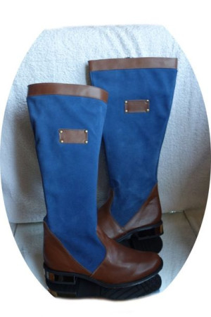 KOZAKI WELUR szeroka CHOLEWKA obw 44 nr.41