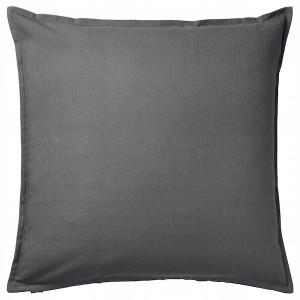 IKEA GURLI poszewka na poduszkę 50x50 ciemnoszara