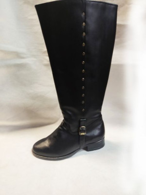 KOZAKI skorzane szeroka cholewka obwod aż 41 cm 35,5