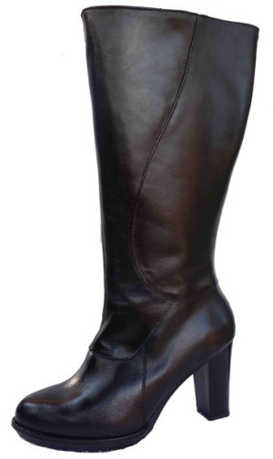 Kozaki SKÓRA SZEROKA CHOLEWKA obwód AZ 46 CM 39