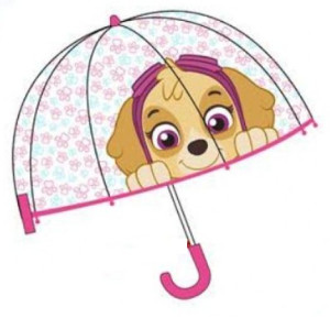Parasol przeźroczysta parasolka Psi Patrol Sky