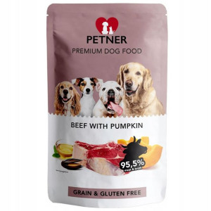 PETNER Adult Wołowina Dynia Saszetka 500 g