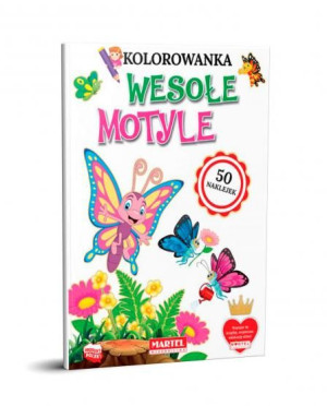 Kolorowanka. Wesołe motyle