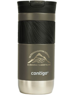Kubek termiczny Contigo Byron 2.0 grafitowy matowy 470 ml - Ultramaraton Gó