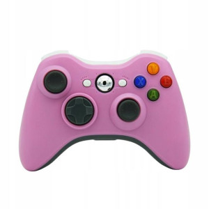 Kontroler Xbox 360 Dualshock + Odbiornik Różowy