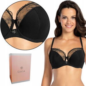 Biustonosz semi-soft GAIA 1059 URSULA czarny 90C