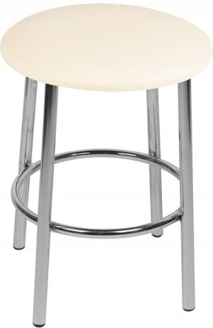 Taboret taborety SOLID Chrom błyszczący