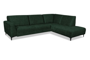 PRAWY Duży butelkowy narożnik LUNA do salonu kanapa narożna sofa rogówka