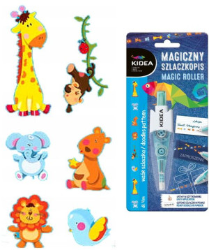 Magiczny Szlaczkopis W Taśmie Pisaku Kidea Zoo