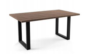 Stół industrialny prostokątny 160x90 blat laminat metalowe nogi LOFT