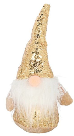 Skrzat złoty cekinowy 25 cm