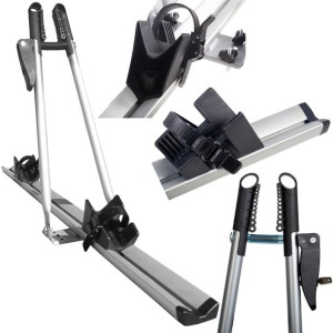 Uchwyt rowerowy bagażnik na dach samochodu AMOS TOUR RYNNA ALUMINIUM