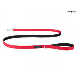 Amiplay Smycz Twist Czerwony 150 cm Rozmiar M