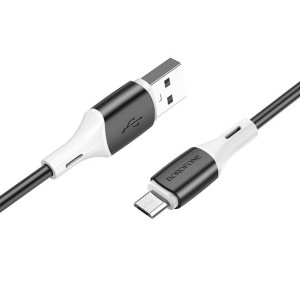 Borofone Kabel BX79 USB na micro USB 2,4A 1 metr czarny
