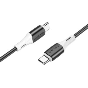 Borofone Kabel BX79 Typ C na Typ C 60W 3A 1 metr czarny