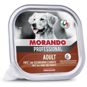 Morando Pro Mokra Karma Dla Psa Pasztet z Dziczyzną i Marchewką 300 g