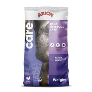 Arion Care Weight Sucha Karma Dla Dorosłych Psów z Nadwagą Kurczak 12 kg