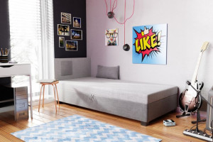 Łóżko jednoosobowe tapczan hotelowy Sofia 90cm