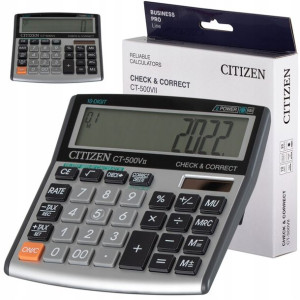 Kalkulator Citizen Ct500 Vii Sprawdzanie I Poprawa