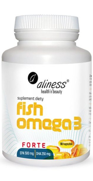 Aliness Fish Omega 3 Forte 500/250mg - 90kaps
