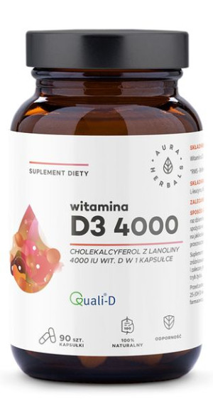 Aura Witamina D3 4000 Iu - 90kaps