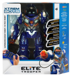 ROBOT ELITE TROOPER Strzela rzutkami 50 CZYNNOŚCI!